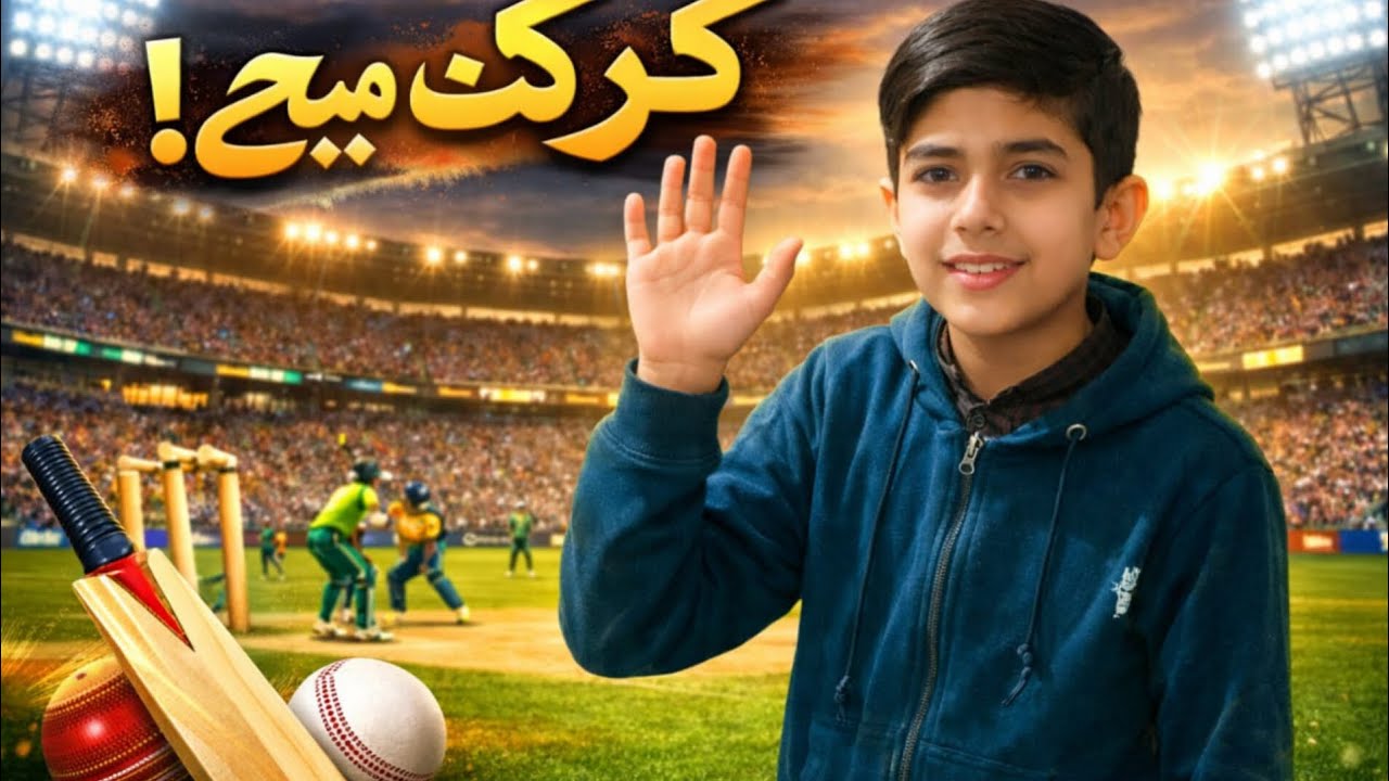 Bhai ka sath cricket ka match😀