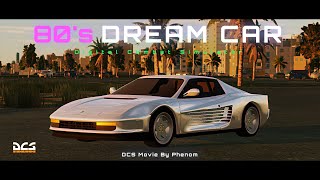 DCS Cinematic | 80&#39;s Dream Car (New color grading test)