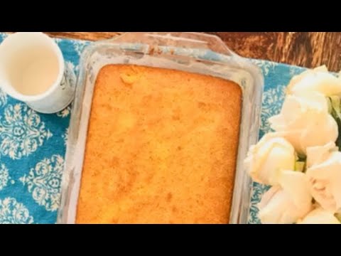 Easy Cake Cornmeal Coconut Cake