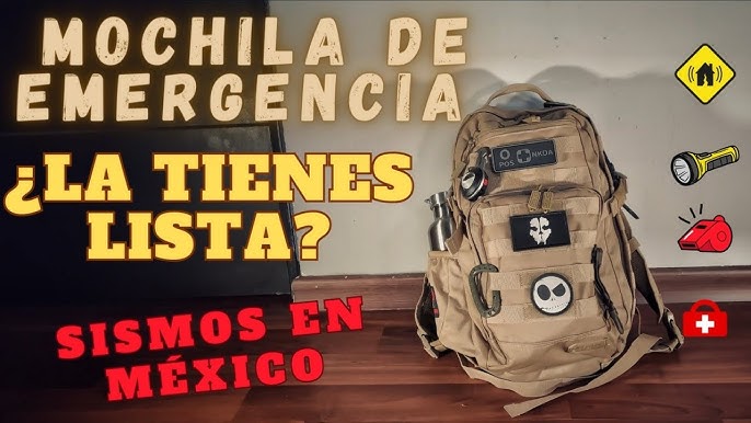 Arma tu mochila con alimentos para sobrevivir emergencias