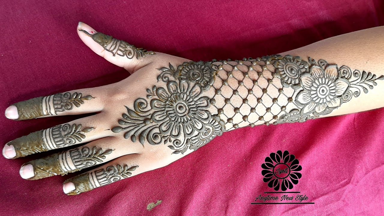 Most Beautiful Backhand Mehandi Design | mehndi designs for hands ...