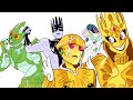 Golden Wind Stands vs Stone Ocean Stands After Universe Reset (JoJo Comic Dub)