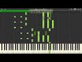 Castlevania symphony of the night  the tragic prince theme piano tutorial synthesia