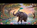 Big Elephant Song for Kids | Fun Animal Nursery Rhymes with Fluffy & Toffy