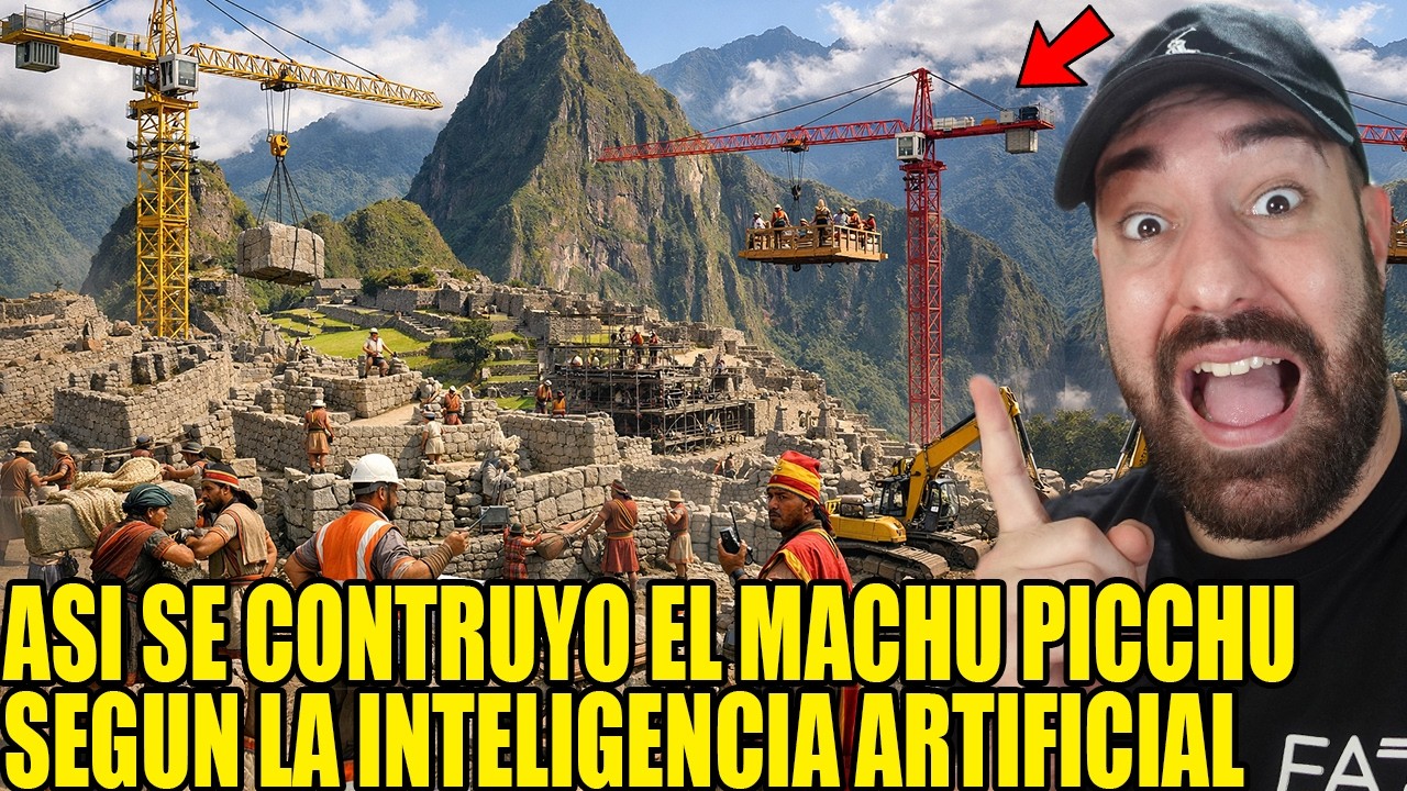 ASÍ contruyeron LOS INCAS el MACHU PICCHU según la IA!