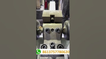 Servo double head chamfering machine, automatic loading and unloading connection