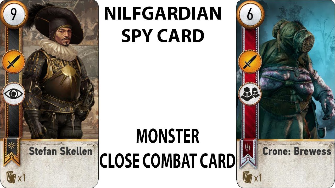 Stefan Skellan Spy Card Crone Brewess Card The Witcher 3