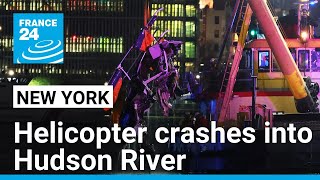 Helicopter crashes into Hudson River, killing all six on board • FRANCE 24 English