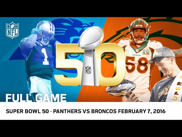 SUPER BOWL 50. Carolina Panthers vs Denver Broncos, by False Start BR