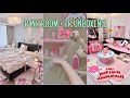 PINKY BEDROOM CLEANING + NEW PR UNBOXING 🎀📦 | Satisfying Room Makeover & Beauty Haul