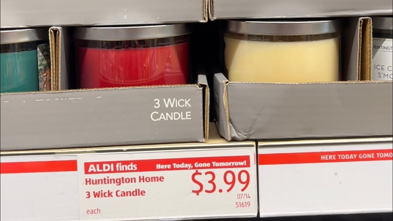 ALDI CANDLE HAUL | ALDI FINDS