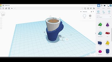 Coffee cup tutorial Tinkercad