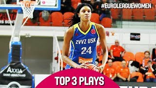 Top 3 Plays - Game Day 14 - EuroLeague Women 2017