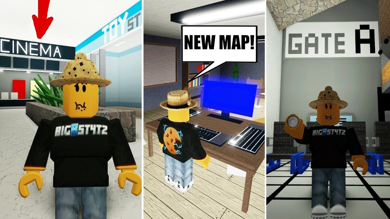 3 New Maps The Mall School Airport Roblox Flee The Facility