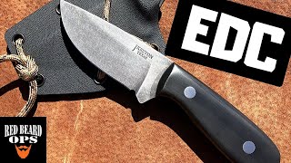 Making a Small EDC Fixed Blade Knife  Start to Finish