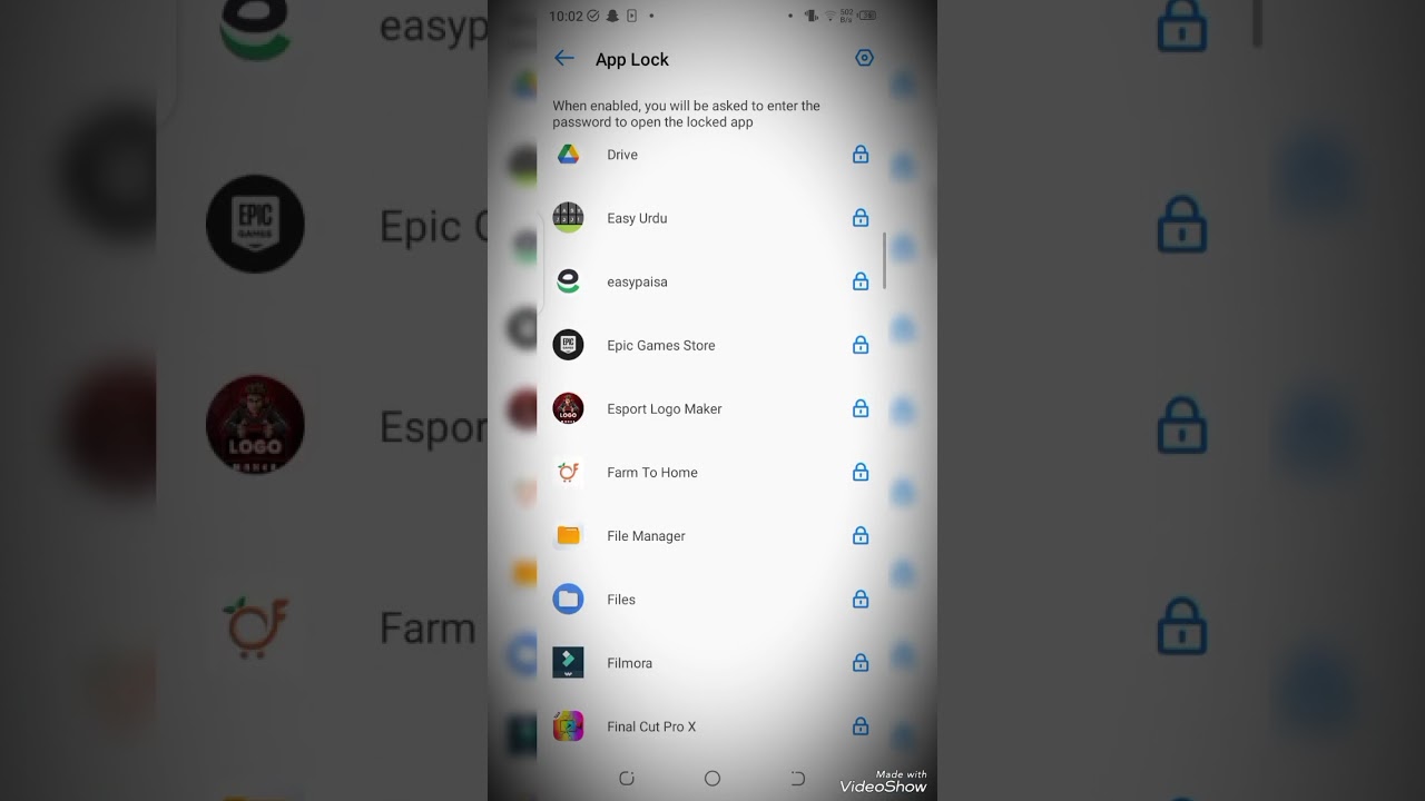 how to make app lock on tecno LC8