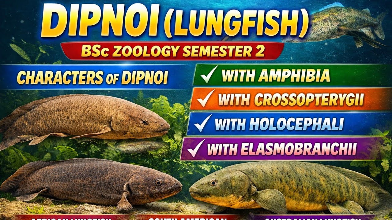 Diponi Fish Dipnoi (Lungfish) Complete in One Shot⚡🐟 | Characters, Affinities ...
