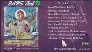 BAPS Thal All Pad/ BAPS થાળ માનસી Non Stop 1 Hour/ Jamo Thal Jivan Jau Vaari /