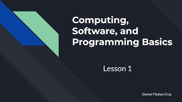 Kickstart Java Lesson 1 Screencast: Computer and Software Basics