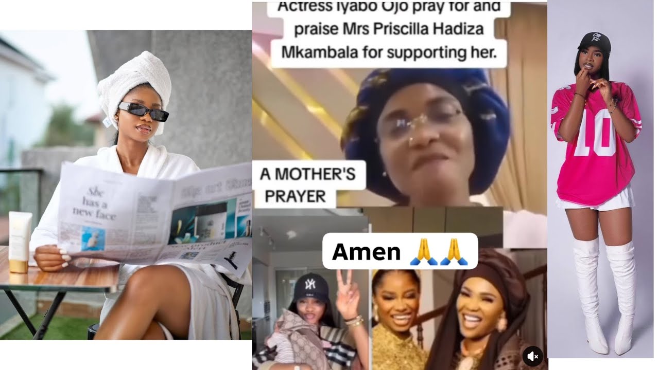 A prayer of a good mother. Oyabo ojo shower Priscilla & husband with blessings #iyabo #priscy #fypシ 