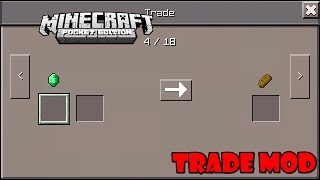 [0.12.1] TRADING IN MCPE!!! - Minecraft PE Mod Showcase - Trade Mod