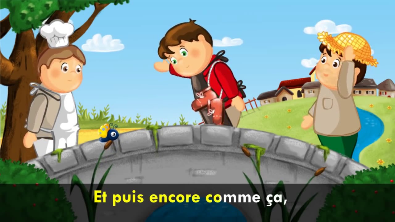 Sur le pont d'Avignon chanson avec paroles