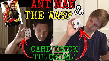 ANT MAN AND THE WASP CARD TRICK TUTORIAL! (Part #1)