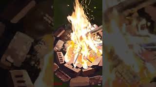 'Campfire Painting Lives' by HanFan87 #digitalpainting #fireflies #bricks #embers #nature