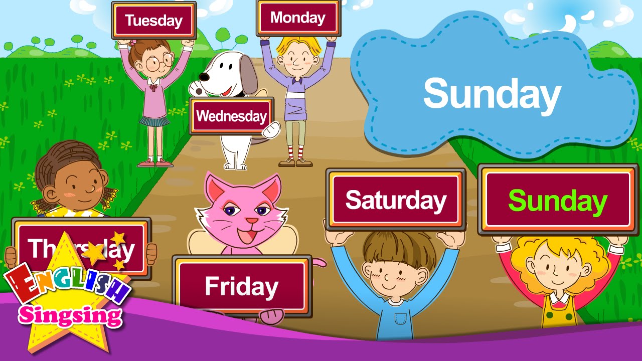 Неделя по английски слушать. What Day of the week is it today. Мондей Тьюсдей. What Day is today. English for Kids.
