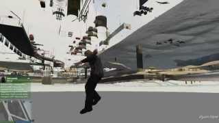 Parachuting under the map GTA V PC Elysian Island Glitch (Falling through the map)