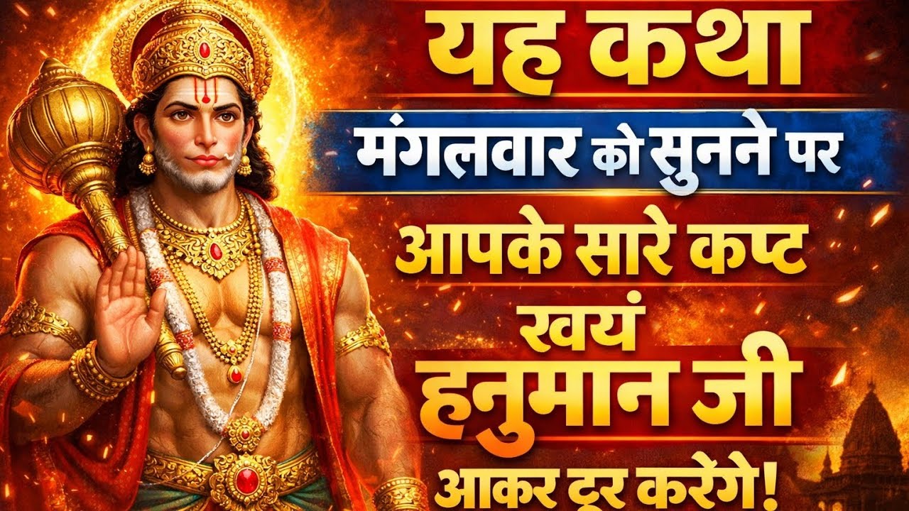 मंगलवार को हनुमान भक्त की कथा जरूर सुने सारे कष्ट दूर होंगे / मंगलवार कथा 