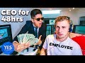 We let a Stranger Become our CEO for 48hrs...