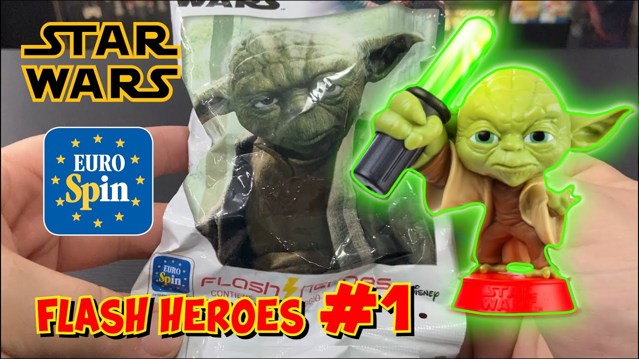 FLASH HEROES STAR WARS #1 - YODA!!! Collezione Eurospin 2021