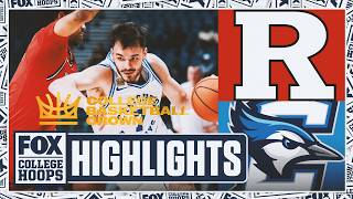 Rutgers Scarlet Knights Vs. Creighton Bluejays The Crown Highlights Fox College Hoops