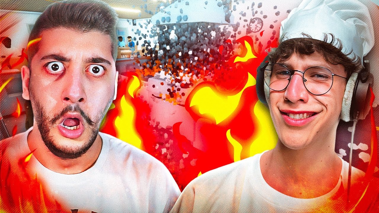 IO E @ItsNico17 ABBIAMO FATTO UN DISASTRO IN UNA PIZZERIA | One Armed Cook