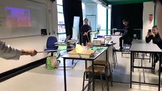Methane bubbles explosion