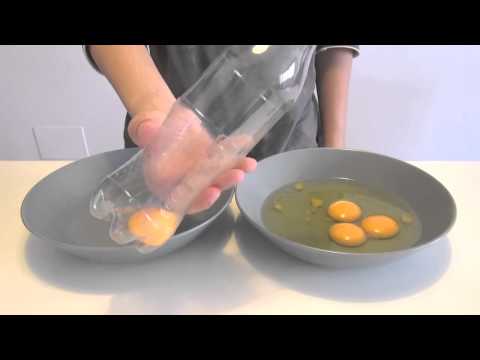 როგორ გავაცალკევოთ წამებში კვერცხის გული და ცილა ერთმანეთისგან - საინტერესო ვიდეო