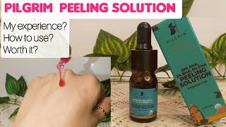 PILGRIM Peeling Solution Honest Review | Everything you need to know | Pilgrim peeling solution |