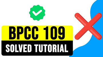 BPCC 109 SOLVED TUTORIAL 2025-26 | BPCC-109 Solved ASSIGNMENT in ENGLISH