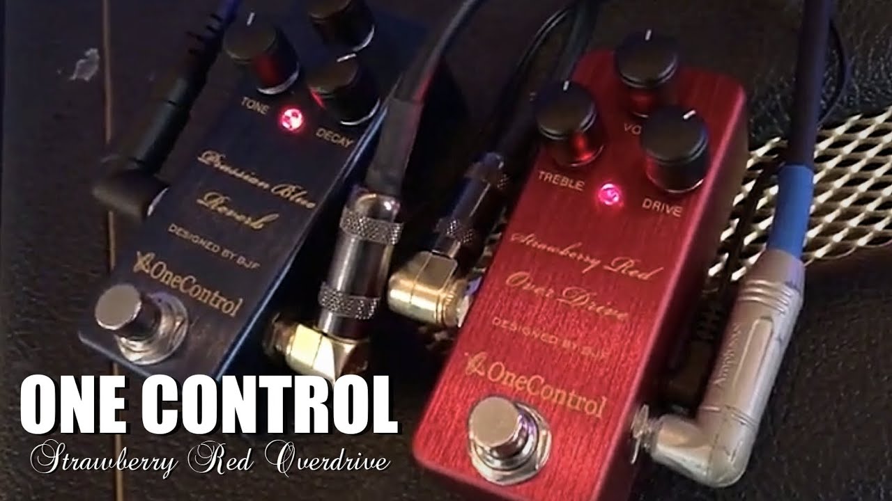 One Control Strawberry Red Overdrive - YouTube