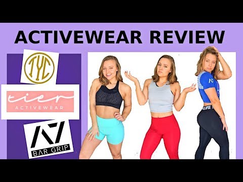 HONEST UNSPONSORED GYM CLOTHING REVIEW- Til You Collapse, Tier Activewear, A7 Bar Grip