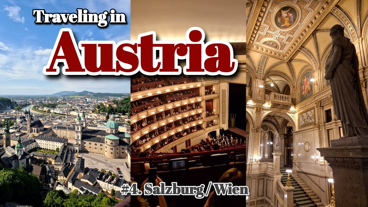 🇦🇹 오스트리아 여행 Vlog #4 l 빈에서 2만원으로 오페라 보기ㅣ잘츠부르크 미라벨정원, 호엔잘츠부르크성, 빈 슈테판 대성당, 카페 자허, 국립오페라극장까지