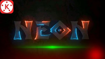 How To Make New Neon Text Animation Intro In Kinemaster || Kinemaster Tutorial || Kamal tv