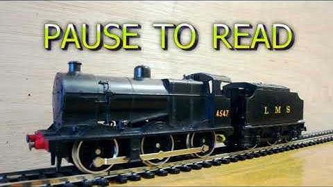 LMS Class 4F 0-6-0 No 4547 in LMS Black livery. Lima OO Gauge model.