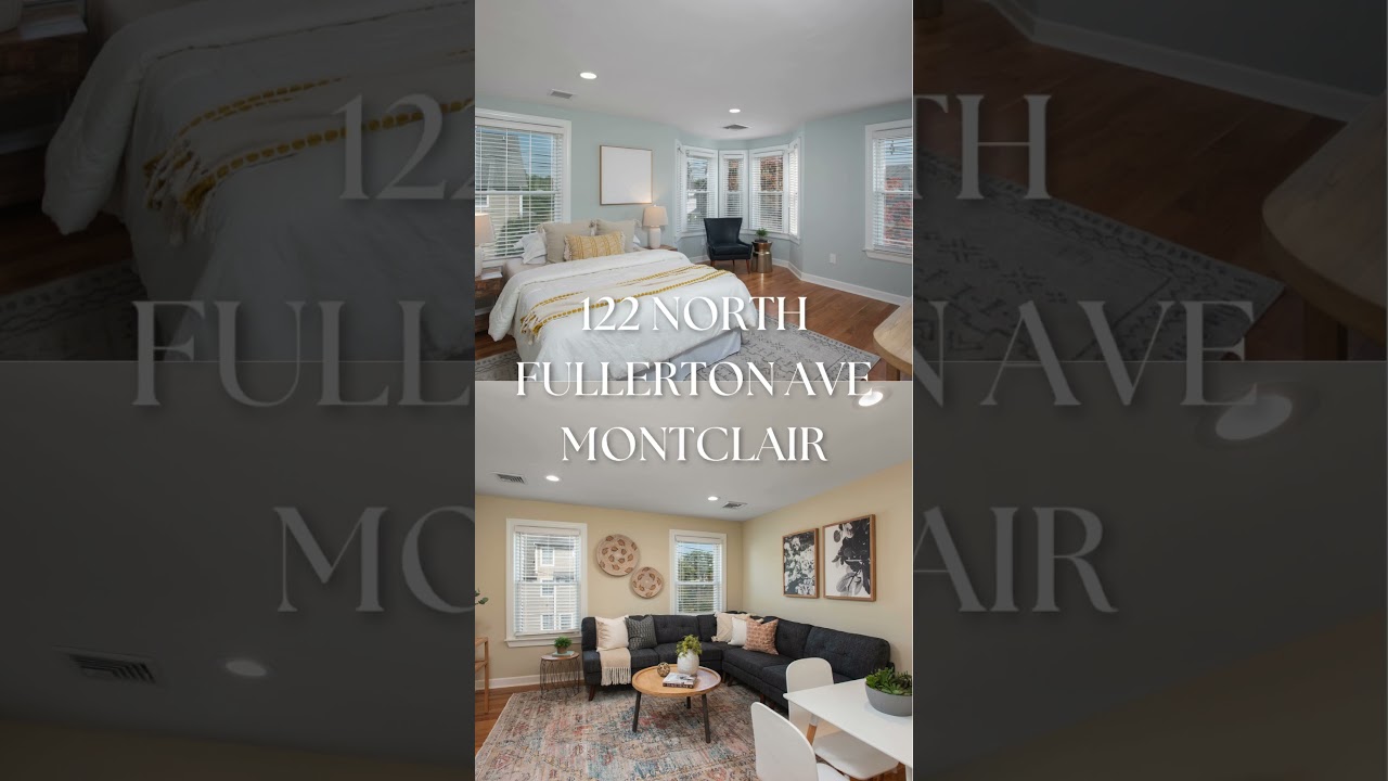New Montclair Rental! Fully Renovated 3 Bed/2 Bath—Walk to Train & Downtown. 122 North Fullerton Ave