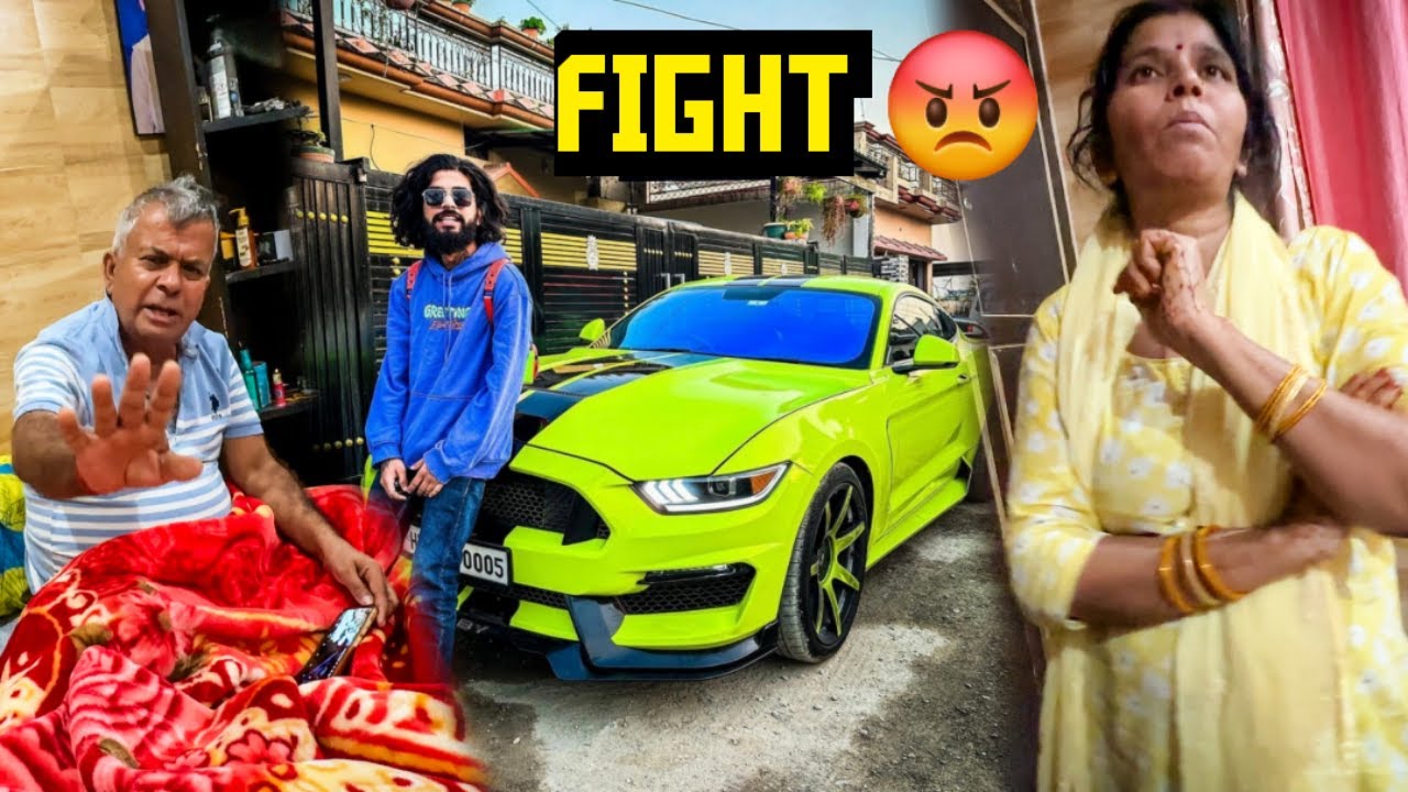 Itni Badi Ladai Hogai Papa Mummy Se Apni New Supercar Mustang GT Ke Liye 😡