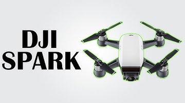 DJI SPARK - Mini drone with gesture recognition / Max speed 50kmph / 2km video transmission