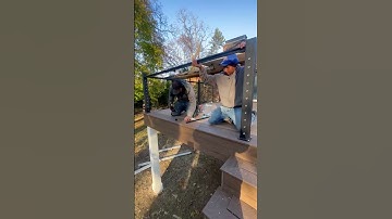 Keylink Cable rails. Installation walkthrough. The cable rails Mastaers.. #rails  #decks #backyard