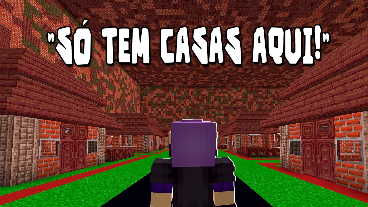 Entrei pra CIVILIZAÇÃO de CASAS no Minecraft