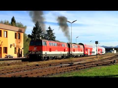 ÖBB 2143 038 + 045 mit LP 34141 - Abfahrt St.Pölten Alpenbahnhof [HD]